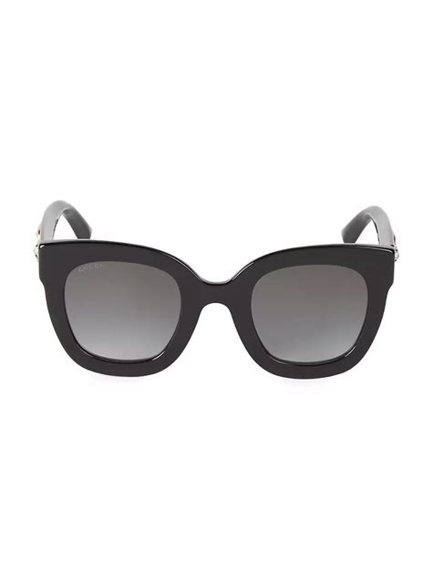 gucci starry 49mm square sunglasses|gucci sunglasses shop online.